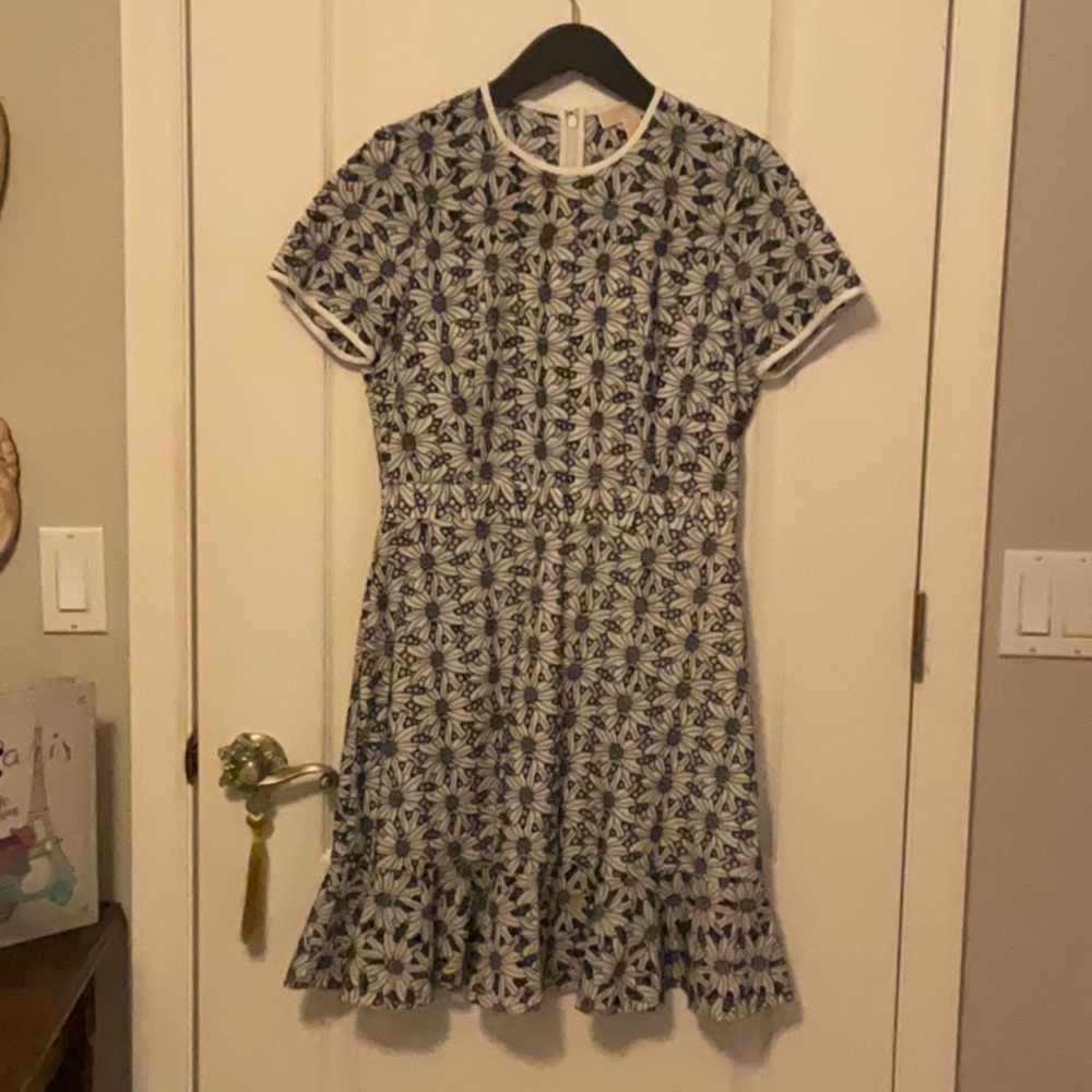 Michael by Michael Kors Floral Embroidered Dress